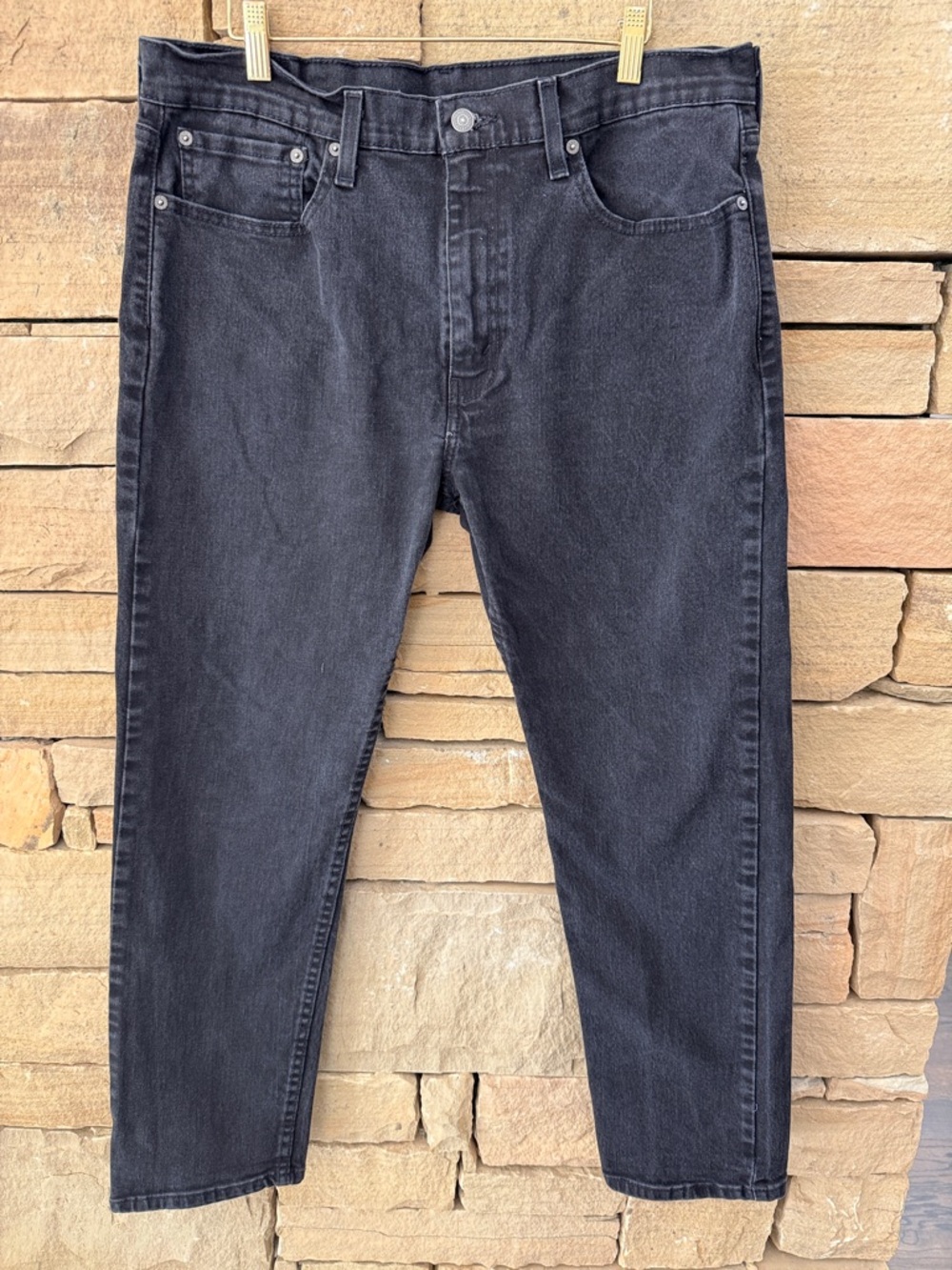 Men’s Levi’s 502 Regular Taper Jeans Dark Wash W36 L30 — Like New